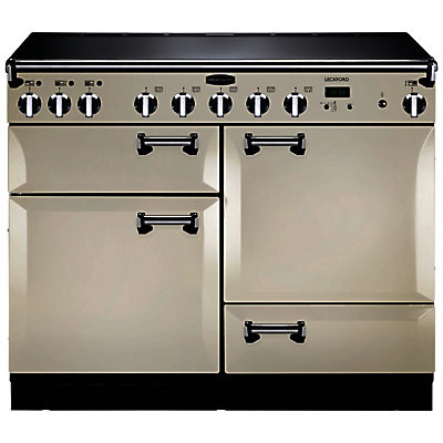 Rangemaster Leckford 110cm Electric Induction Range Cooker Ivory/Chrome